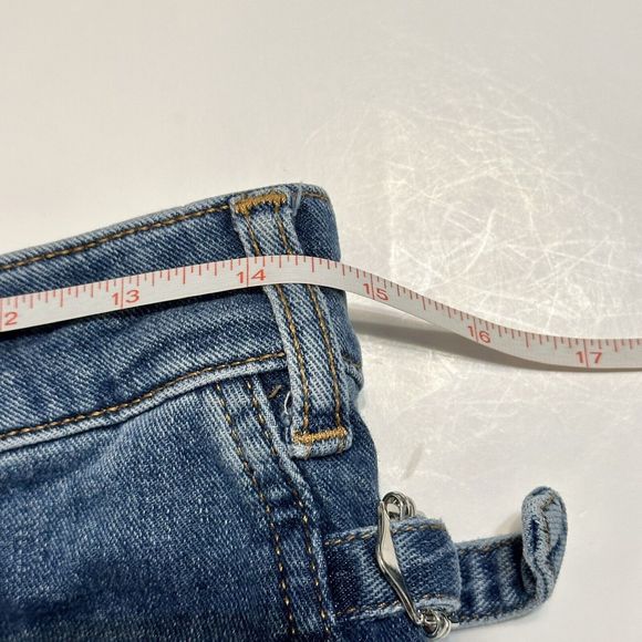 Pilcro And The Letterpress Anthropologie Womens Size 28 Jeans Denim Raw Hem - Picture 9 of 16